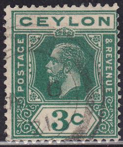 Ceylon 202  King George V 1912