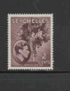 SEYCHELLES #125 1938 2c KING GEORGE VI MINT VF LH O.G