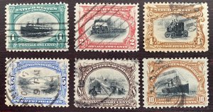 US Stamps-SC# 294 - 299 - Used  - SCV = $119.00