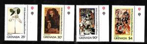 Grenada-Sc#1046-9-Unused NH set-Picasso Paintings-Art-1981-