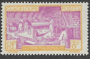 Guadeloupe # 98  Sugar Mill  - 3c  1940 (1)  Unused