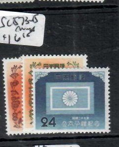 JAPAN       SC 573-575      MNH  PPP1001H