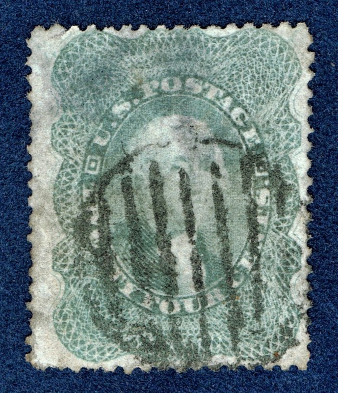 [0235] 1860 Scott#37 used cv:$375 (SPACE FILLER - BIG THINS)