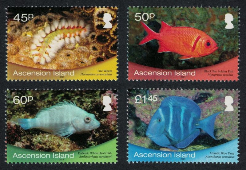 Ascension Fish Marine Life 4v SG#1099-1102