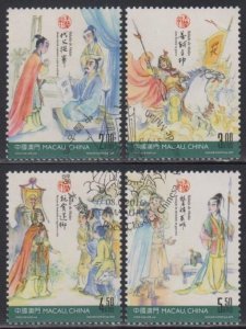 Macau 2016 Ballad of Mulan Stamps Set of 6 Fine Used