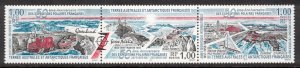 FRENCH ANTARCTIC 1997 Polar Expeditions; Scott 232a, Yvert 223-25; MNH