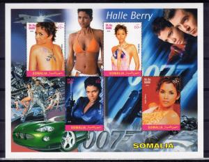 James Bond 007 Halle Berry-Pierce Brosnan-Concorde Sheetlet Perforated MNH