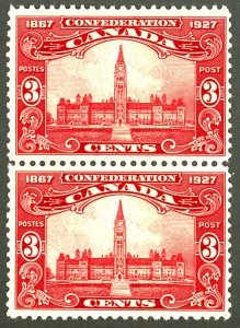 CANADA #143 MINT PAIR OG NH