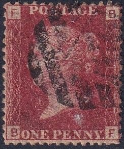 Great Britain SC# 33a Pl. 217 f/u