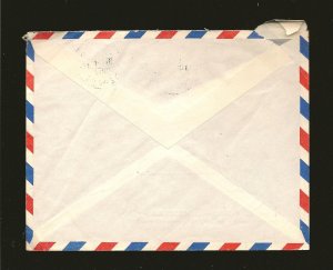 France 908 on PM 1960 Airmail Cover to USA Used