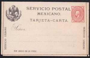 MEXICO Early lettercard - unused...........................................a4657