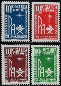 Costa Rica #RA49-52 MNH Set - Christ Child and PAX