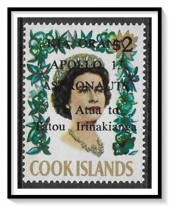 Cook Islands #282 Apollo 13 Overprint MH
