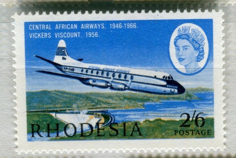 RHODESIA: 1966 early AIR issue fine Mint MNH unmounted 2s. 6d. value