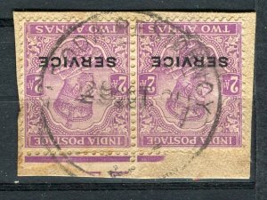 INDIA; 1930s early GV pictorial issue fine used value + POSTMARK