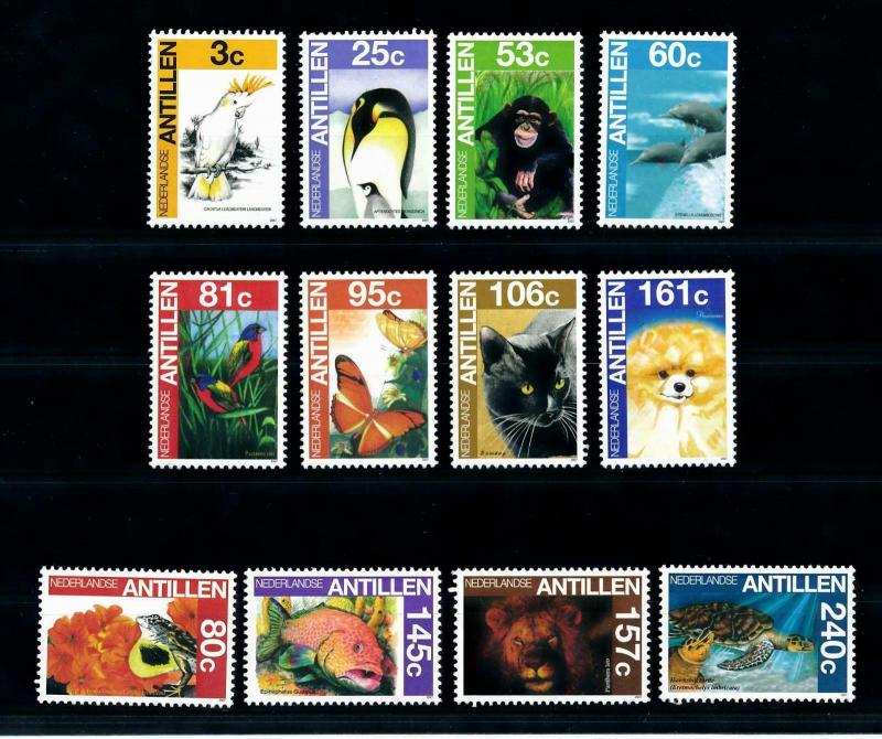 [97780] Netherlands Antilles 2007 Wild Life Birds Butterfly Cat Lion Fish  MNH