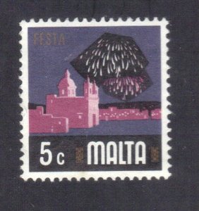 MALTA SCOTT #463 USED 5c 1973