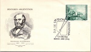 Argentina 1966 FDC - Prilidiano Pueyrredon - Buenos Aires - J81