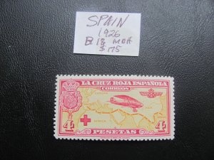SPAIN 1926 MNH SC B18 SINGLE  XF  $175 (154)