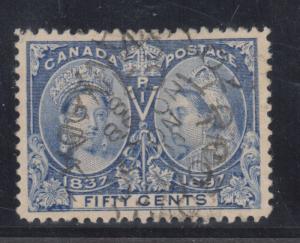 Canada #60 Extra Fine Used With Toronto 1898 CDS Cancel