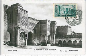 38773 - MOROCCO MOROCCO - postal history - MAXIMUM MAP architecture 1928-