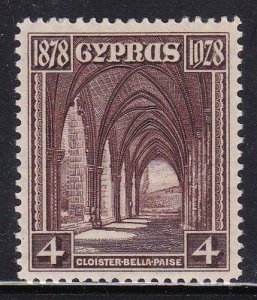 Album Treasures Cyprus Scott # 118 4pi Bella Paise Mint Fresh with Hinge-