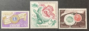 Monaco 1963 #540-2, Various Designs, MNH.
