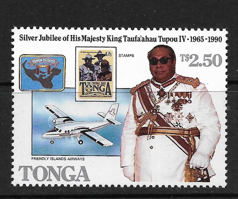 TONGA, 671, MNH, KING TAUFA'AHAU TUPOU IV