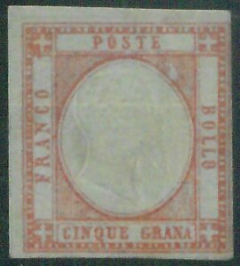 87841 - Antichi Stati SARDEGNA - FRANCOBOLLO - Sass # 21 *   