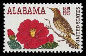 PCBstamps   US #1375 6c Alabama Statehood, MNH, (11)