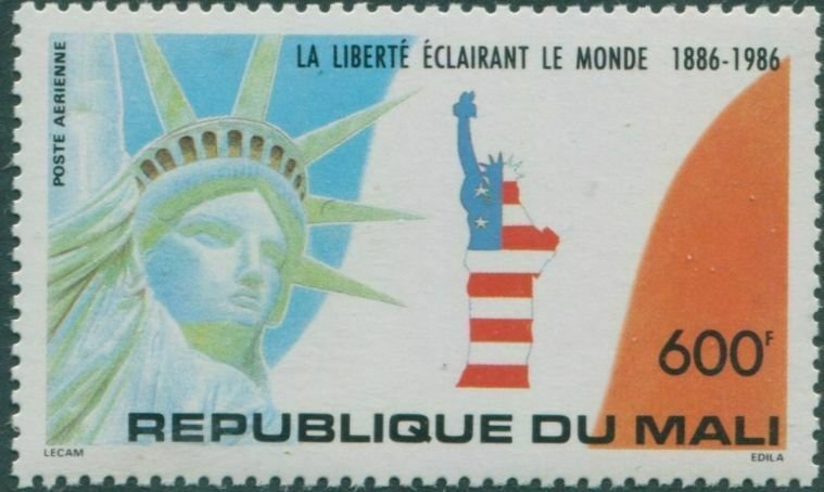 Mali 1986 SG1092 600f Statue of Liberty MNH