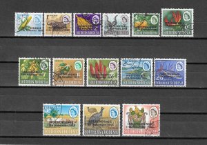 SOUTHERN RHODESIA 1966 SG 359/73 USED