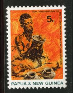 PNG Papua New Guinea Scott 291 MNH**1969 Potter stamp