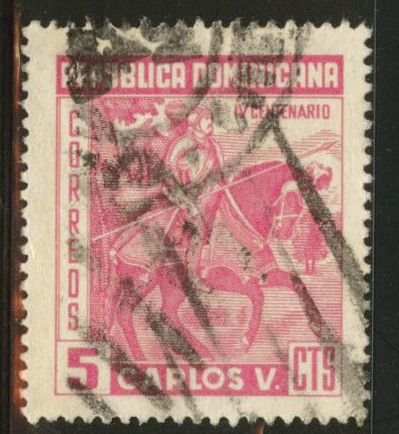 Dominican Republic Scott 516 Used 1959 Charles V stamp 