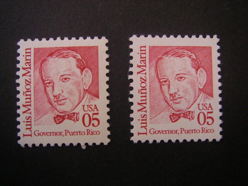 Scott 2173, 2173a, 5c Luis Munoz Marin, MNH Great Americans Beauties