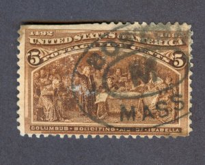 US Scott 234 Used NH VG