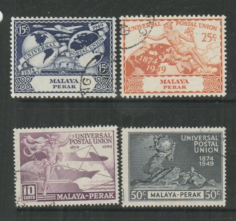 Malaya Perak 1949 UPU FU SG 124/7