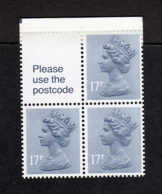 50p PILLAR BOX BOOKLET WITH PHOSPHOR OMITTED MCC £33 