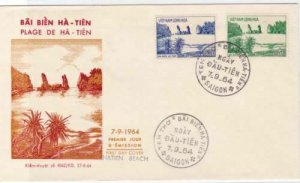 saigon vietnam 1964 stamps cover ref r15500