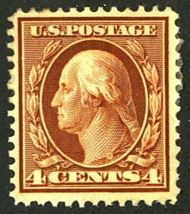 U.S. #334 MINT OG HR