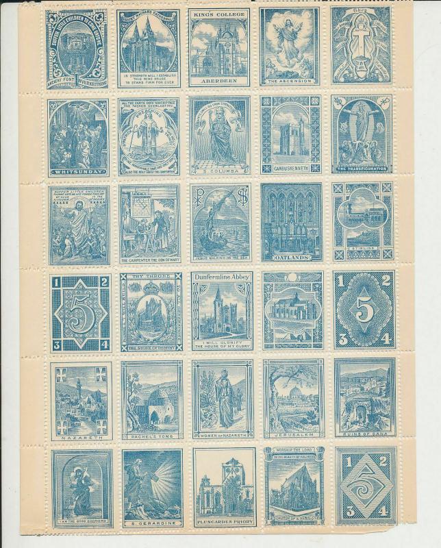 Scotland Religion Nazareth Jerusalem Blocks Early MNH (Apx 200 Stamps) (KR 658