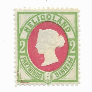 Heligoland #15 MH - Stamp CAT VALUE $15.00