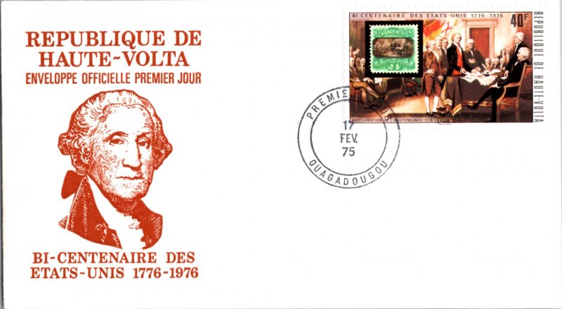 Worldwide First Day Cover, Americana, Upper Volta