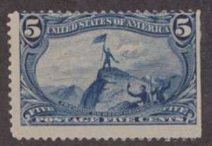 *PRICE DROP* Sc# 288- MNH 5c dull blue Trans-Mississippi