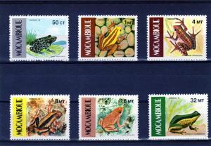 Mozambique 1985 Frogs and Toads Set (6) MNH Sc#960/65 