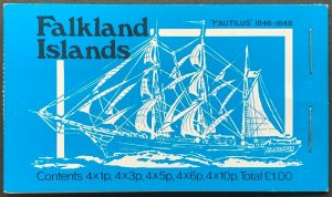 1978 Falkland Islands 255,7,9,60,64/MH Ships with sails 10,00 €