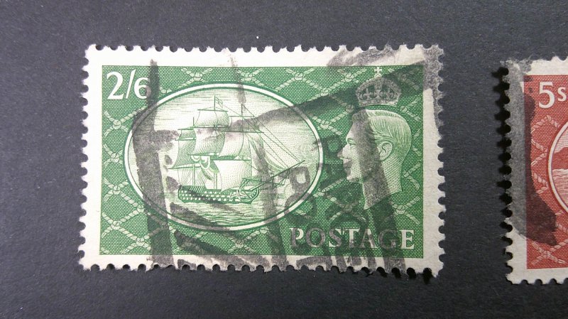 Great Britain 1951 King George VI Scott# 286-289 USED VF-XF Complete set of 4