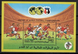 1990 Yemen PDR 473/B25 1990 FIFA World Cup in Italy