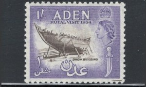 Aden 1954 Royal Visit Scott # 62 MH