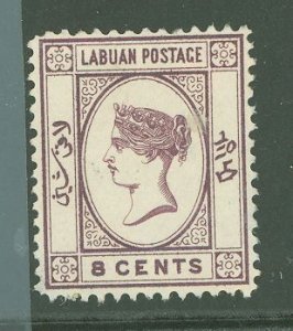 Labuan #35 Unused Single (Queen)